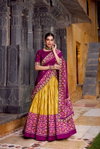 LNB 1246 Tussar Silk With Ikkat Print Lehenga With Blouse Dupatta Wholesale Price In Surat